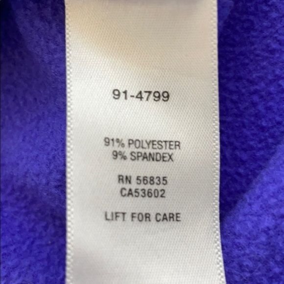 Cabela’s Womens Long Sleeve Polyester Hoodie Sweater Blue Size Medium - Picture 11 of 14